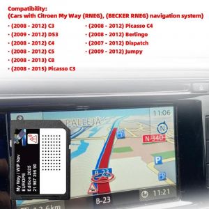 KADEL-Mise À Jour De 2025, Cartes Marocaines De L'Ue, Carte Sd Gps Pour Citroën Myway C3/C4/C5/C8 Picasso C3/C4, Logiciel De Mémoire De Voiture Jumpy, Navigation 16 Go,For Citroen My Way - Neuf