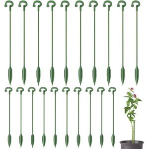ASFASFq-tuteur Plante Interieur tuteur Plante grimpante Plantes d'intérieur tuteur,20 pièces, Stationnaire de Croissance, adaptées à la Plupart des Fleurs et Plantes à Petites tiges - Neuf