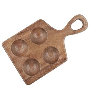 Porte-Oeuf En Bois Organisateur D'oeufs Rack Plateau De Stockage D'oeufs En Bois Empilable Plateau D'oeufs En Bois Pour Cuisine Res - Neuf