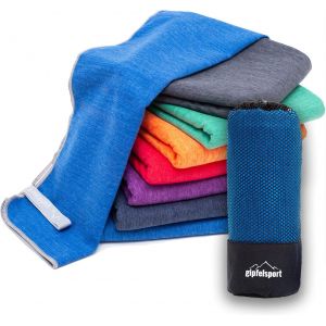 Tzf-Serviettes En Microfibre | Serviette En Microfibre, Serviette De Voyage, Serviette De Plage | Séchage Rapide, Ultraléger, Peu Encombrant | Pour Enfants, Hommes Et Femmes - Neuf