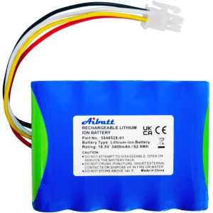 SUBZONAL-Batterie 3400mAh,pour Husqvarna Automower 310,315,315X,Aussi pour Gardena Sileno R100Li, R130Li, R160Li,Sileno+,Compatible avec 584 82 28-01,584 82 28-02,584 85 28-01,589 58 62-01 Batterie - Neuf