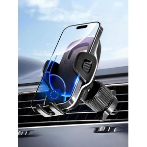 TIANYI-Support T&eacute;l&eacute;phone Voiture pour Grille d`A&eacute;ration u2013 Support Universel pour Smartphone u2013 Rotation 360&deg;, Stable & Antid&eacute;rapant u2013 Accessoire Auto avec Utilisation &agrave; Une Main - Neuf