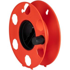 VornixorSarlshop-POLY POOL - PP2603 Enrouleur vide ROLLY pour Rallonges &Eacute;lectriques, Cordes, Tuyau Flexible - Enrouleur de c&acirc;ble Professionnel Id&eacute;al pour les Tondeuses &agrave; Gazon, Rouge - Neuf