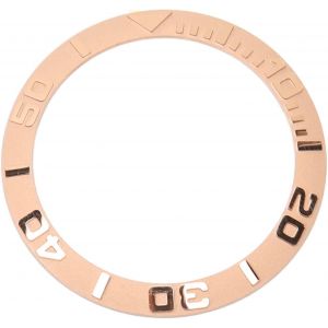 Kal-Insert De Lunette En Céramique 38 Mm, Chiffres Délicats En Relief, Pièce De Rechange Pour Réparateur De Montres, Résistant Aux Rayures. - Neuf
