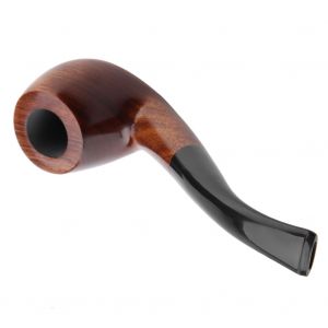 Pipe a tabac portable en palissandre 9 mm, normale/arc, avec filtre a charbon (arc) - Neuf