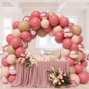 KALANKA-Arche Ballon 110 Pièces En Or Rose Ballons Pour Decoration Anniversaire, Déco Mariage, Décoration de fête de bébé, Décoration de Baptême - Neuf