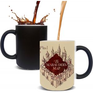 Eryi-Tasse À Café Magique, Tasse En Céramique À Motif De Carte De Prédateur, Tasse À Changement De Couleur Réactive Thermique, Cadeau Personnalisé Pour Hommes, Femmes, Famille, 11 Oz (Couleur 7) - Neuf