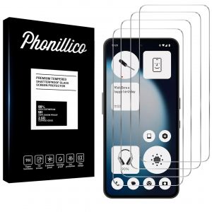 Verre Tremp&eacute; pour Nothing Phone 3a Lite [Pack 4] Film Vitre Protection Ecran Phonillico&reg; - Neuf