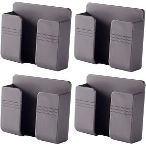 4 Supports De Chargeur De T&eacute;l&eacute;phone Portable &Agrave; Montage Mural,Support Mural De T&eacute;l&eacute;phone Portable Adh&eacute;sif 3m Pour Chargeur - Neuf