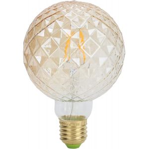 Yemaesre-Ampoules Led, 220v Led Ampoule Décorative E27 4w G95 Ampoule En Verre Haute Luminosité Lampe À Incandescence Vintage Ampoule Pour Salon Chambre (Or) - Neuf