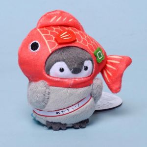 Pendentif pingouin chanceux mignon poup&eacute;e animale en peluche suspendu ornement sac &agrave; dos Decor 9CM - Neuf