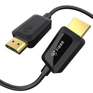 ERYI-Câble Hdmi 8K Optique 1M Ultra Hd Cordon Hdmi 2.1 48Gbps 8K@60Hz Haute Vitesse Supporte Earc 3D Hdr10 Hdcp 2.2 & 2.3 Dolby Vision - Compatible Avec Ps5/4/3 Lecteur Blu Ray Xbox Pc Tv - Neuf