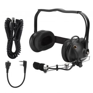 Casque antibruit pour l'aviation, reglage du volume, haut-parleur, reduction du bruit, K Head - Neuf