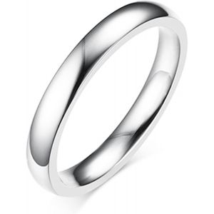 Tianyi-Bijoux Bague Homme Femme Anneau Inox Fiançaille Mariage 4mm Taille Au Choix 51-65 - Neuf