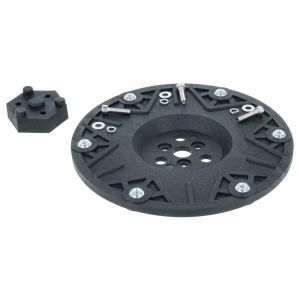 vhbw Assiette de lame tondeuses à gazon compatible avec Kress Nano KR100, KR 101E - noir - Neuf