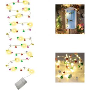 Kal-Home Guirlande Lumineuse(Sans Batterie),3 Mètres 30 Led Guirlande Lumineuse A Pile, Rideau Blanc Chaud Rideau Lumineux Pour Interieur Exterieur, Vacances, Mariage, Fête, Noël - Neuf