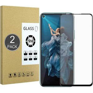 SJZG-&Agrave; Couverture Compl&egrave;te Film Compatible Avec Huawei Honor 20 Pro[Noir],[Plein &Eacute;cran Coll&eacute;][Anti-Rayures] Housse De Protection En Verre Tremp&eacute; Premium 9H, Pour Huawei Honor 20 Pro - Neuf