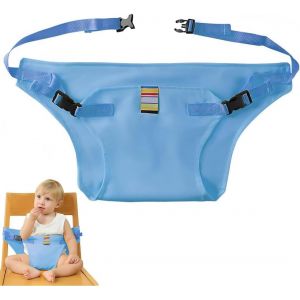 Harnais De Voyage Pour Chaise Haute Portable Pour Tout-Petits Et B&eacute;b&eacute;s, Accessoires Essentiels Pour Chaise Haute De Voyage Curit&eacute; Bebe R&eacute;glable Sangle Chaise,Harnais Respirant(Noir) - Neuf