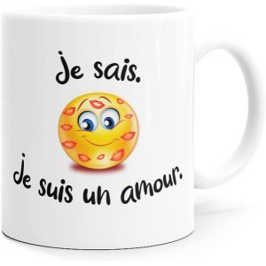 Eryi-Mug Je Suis Un Amour Humour Tasse Message Drôle Idée Cadeau Original Pour Ami Homme Femme Couple Amoureux Collègue Mari Copine Copain Pour Anniversaire St Valentin Noël Fête. - Neuf