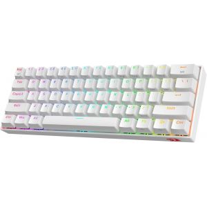 K530 Pro Draconic Clavier Mécanique Sans Fil 60% Bluetooth/Filaire/2,4 Ghz 61 Touches, Clavier De Jeu Rvb Échangeable À Chaud Avec Interrupteur Rouge Linéaire Pour Windows/Mac/Android - Neuf