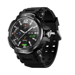 Montre Connect&eacute;e Pour Hommes, 1.5 Pouces, Appel &Agrave; Dents Bleues, Fr&eacute;quence Cardiaque, Sant&eacute;, &Eacute;tanche, Sports De Plein Air, Fitness, Batterie 2024, 600Mah.Bkbks. - Neuf