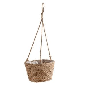 Jardini&egrave;re Suspendue Pot De Rangement En Macram&eacute; Couleur Primaire L - Neuf