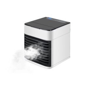 Mini ventilateur et humidificateur USB avec r&eacute;servoir d'eau de 500 ml et trois vitesses - Neuf