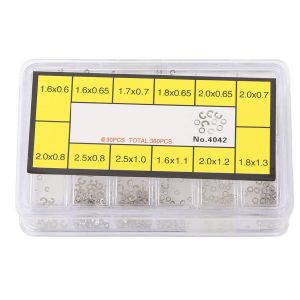 Kal-Accessoire D'outil De Réparation De Montre À Pince De Rondelle En Métal, 12 Tailles, Livré Avec Une Boîte De Rangement En Plastique, Adapté Aux Horlogers, Empêche Le Mouvement - Neuf