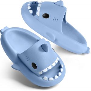 KALANKA-Pantoufles Moelleuses pour Femme, Pantoufles de Maison à Bande Croisée, Pantoufles en Fausse Fourrure, Pantoufles à Bou Ouvert en Fourrure, Chaussures de Maison Confortables en Peluche - Neuf