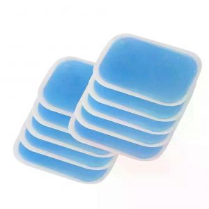 10pcs Remplacement Gel Feuille Pads Gel Abdominal Autocollants Fitness Hydrogel Gel Pads Pour Abs Toner Abdominal Muscle Trainer - Neuf
