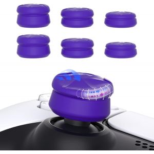 Hljhj-Playvital Capuchon Pour Ps5 Manette Protection Stick Analog Pour Ps5 Edge,Joystick Grips Caps Pour Xbox Core/Xbox One/Elite Series 2/Switch Pro,Razor Thumbstick Cover Pour Ps4-Violet,3 Paires - Neuf