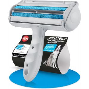JGD-Rouleau Anti Poils Animaux - Brosse Anti Poil Pour Enlever Poil Chien & Chat, Attrape les Poils du Canap&eacute;, Tapis & Voiture, R&eacute;utilisable, Pet Hair Remover, Lint Roller, Anti Bouloche & Peluche - Neuf