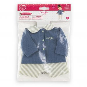 Corolle MC ENSEMBLE BLOUSE & PANTALON RAY&Eacute; - Neuf