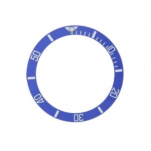 Bague D'insertion De Lunette En Ceramique Pour Montre-Bracelet, Diametre 38 Mm, Piece De Rechange (Bleue) - Neuf