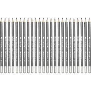 Eryi-Crayon Aquarelle, 24 Crayons Solubles Pour Mélanger, Colorier, Dessiner, Peindre, Gris - Neuf