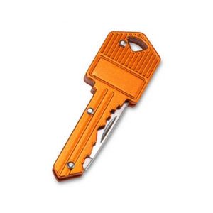 Couteau Pliant Tactique Compact Avec Porte-Clés - Outil D'autodéfense Durable Pour Le Transport Quotidien, Le Camping Et Les Tâches Utilitaires - Neuf