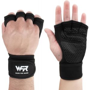 Gant Musculation Homme Et Femme,Mitaines Homme Avec Grip En Silicone,Gant Musculation Femme Confortables Et Respirants,Accessoires Pour Fitness Et Entraînement,Gants Ouverts Pour Crossfit.[K475] - Neuf
