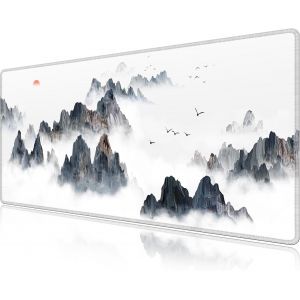 TIANYI-Large Tapis de Souris à Bords Cousus 100x50x0,3cm, XXL Étanche Gaming Mouse Pad Améliore la Précision et la Vitesse (1000x500x3mm, Paysage 4) - Neuf
