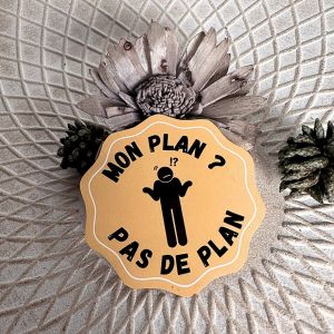 sticker personnalisé - couleur - mon plan ? - fait main - Neuf