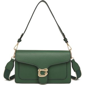 KALANKA-Sac a Main Femme en Cuir Sac Bandouli&egrave;re Femme Petit Sacs Bandouliere Pochette Sac &agrave; Main Tendance Sacoche Port&eacute;s &eacute;paule pour Femme Sac de Soir&eacute;e - Avec 2 Larges Sangles Amovibles - Neuf