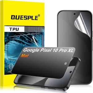 [2 Pi&egrave;ces] Mat Protection &Eacute;cran Anti Espion Pour Google Pixel 10 Pro Xl, Anti-Empreintes, Anti-&Eacute;blouissement Matte Tpu Film Protection &Eacute;cran, Compatible Avec Lecteur D&iquest;Empreinte - Neuf