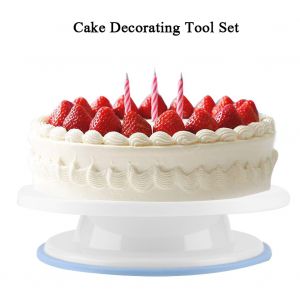 Hjlian Plateau Tournant Pour Decoration De Gateaux, Support Rotatif, Ensemble D'outils De Decoration De Patisserie, Ustensiles De Cuisson - Neuf