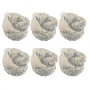 6pcs Laine D'agneau Pour Les Orteils Séparateur D'orteils Souple Séparateur D'orteils Empilant Absorbant La Sueur - Neuf