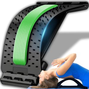 Kal-Masseur De Dos R&eacute;glable Pour Lombaires Inf&eacute;rieures Et Sup&eacute;rieures, &Eacute;tirement Du Dos Et Massage Contre Les Maux De Dos, Lumbar Stretch Pour Soutien Lombaire Multicouche - Neuf