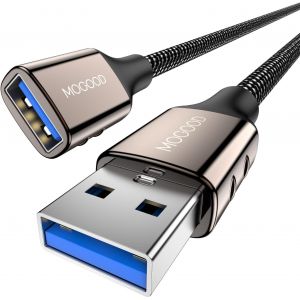 JGD-C&acirc;ble Rallonge USB 3.0 1M, C&acirc;ble Extension USB 3.0 M&acirc;le A vers Femelle A 5Gbps Compatible avec Clavier, PlayStation, Xbox, Lecteur Flash, Imprimante, Appareil Photo,etc - Neuf