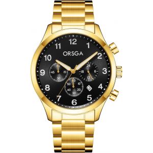 Eryi-Montre Homme Etanche Chronographe Analogique Quartz Montres Homme Avec Calendrier Date Montres Bracelet Acier Inoxydable Grand Cadran Classique Mode - Neuf
