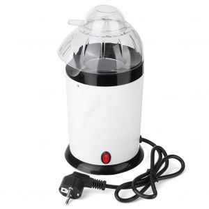 HJLIAN Mini souffleur electrique domestique, machine a pop-corn automatique, prise UE 220-240 V, blanc - Neuf