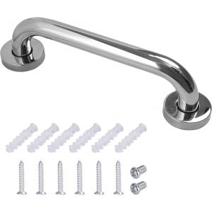 Barre d'appui en acier inoxydable pour toilettes, salle de bain, baignoire, pour personnes âgées, handicapées, enfants et femmes enceintes, 25 cm - Neuf