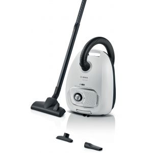 Aspirateur tra&icirc;neau Bosch BGB41WH1 - S&eacute;rie 4 - 75 dB - Blanc - Neuf