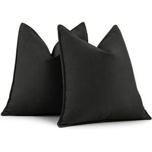 Cauc-Housse De Coussin 40x40, Lot De 2 Housse Coussin En Chenille Coussin Canape Pour Canap&eacute; Au Design &Eacute;l&eacute;gant, Coussins D&eacute;coratifs Doux Et Luxueux Pour Canap&eacute;, Lit Et D&eacute;coration De La Maison - Neuf